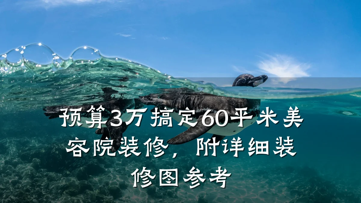 预算3万搞定60平米美容院装修，附详细装修图参考