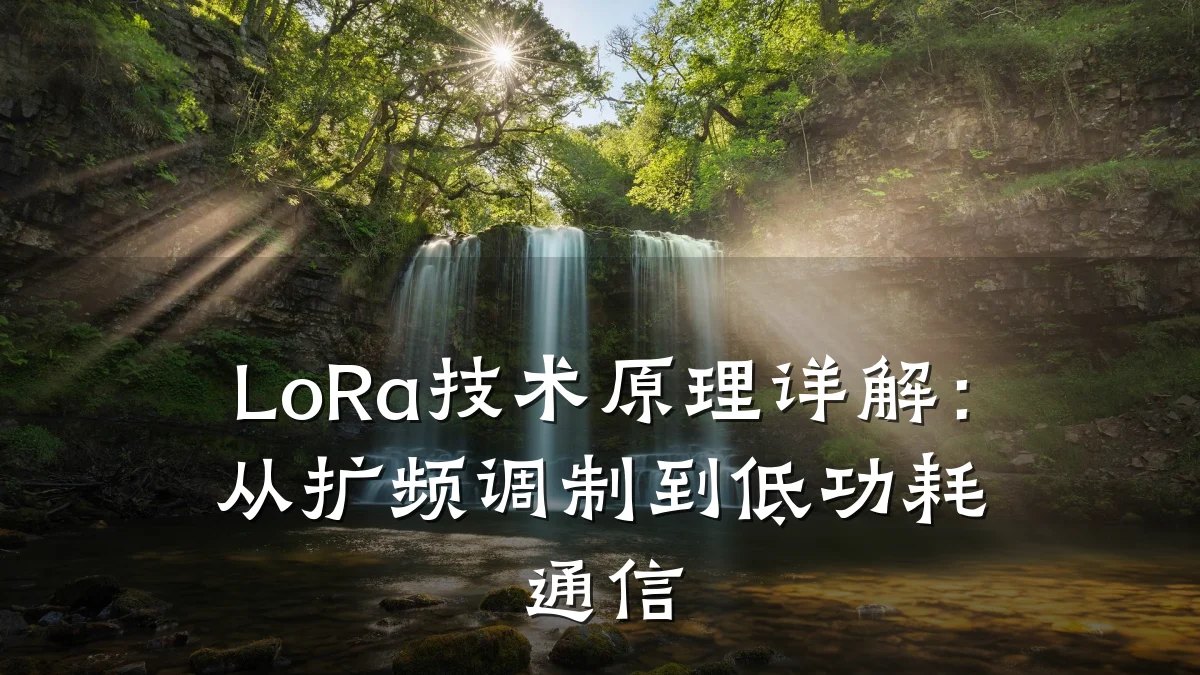 LoRa技术原理详解:从扩频调制到低功耗通信