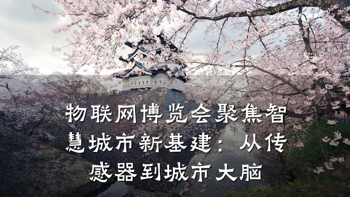 物联网博览会聚焦智慧城市新基建：从传感器到城市大脑