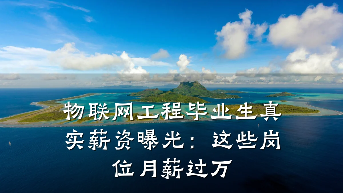 物联网工程毕业生真实薪资曝光：这些岗位月薪过万