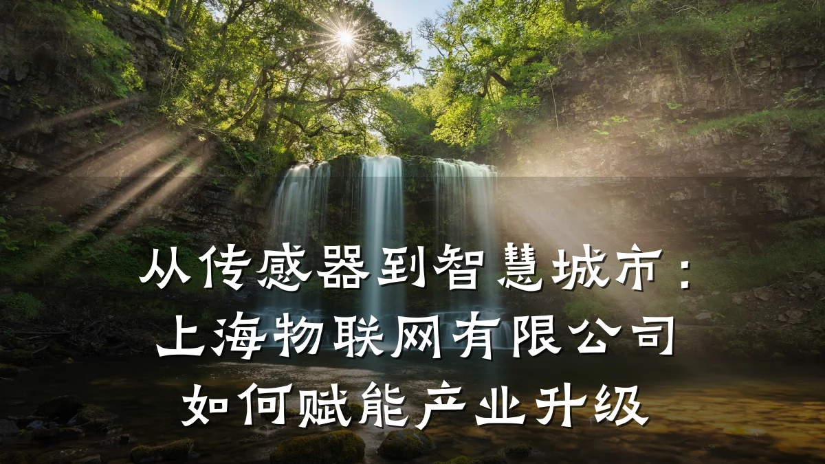 从传感器到智慧城市：上海物联网有限公司如何赋能产业升级