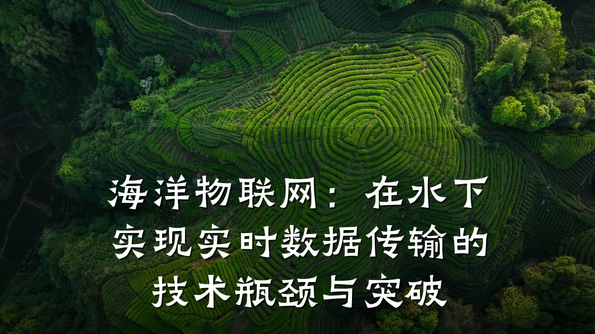 海洋物联网：在水下实现实时数据传输的技术瓶颈与突破