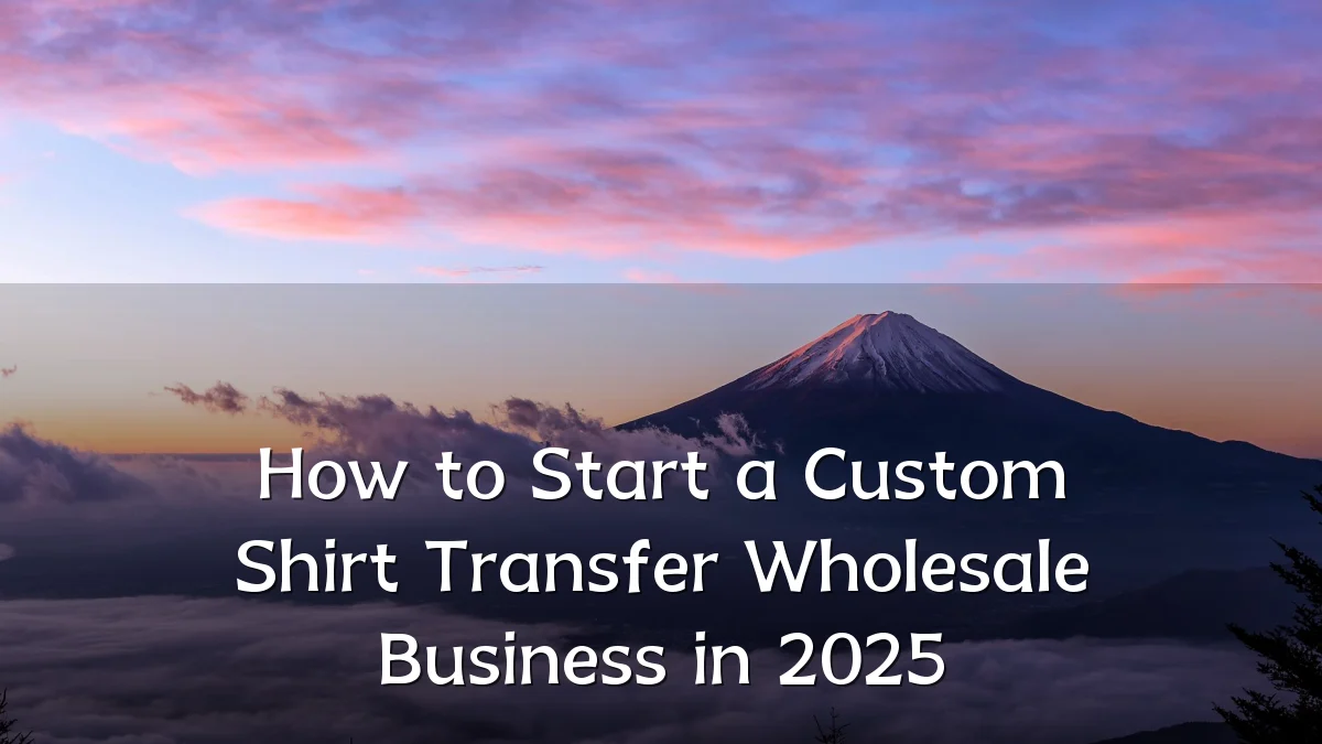 How to Start a Custom Shirt Transfer Wholesale Business in 2025