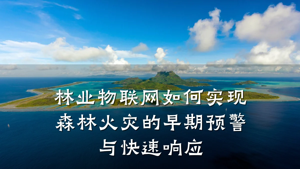 林业物联网如何实现森林火灾的早期预警与快速响应
