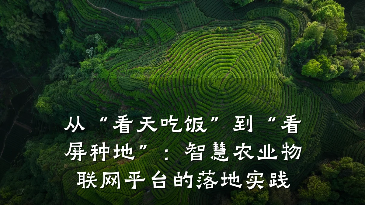 从“看天吃饭”到“看屏种地”：智慧农业物联网平台的落地实践