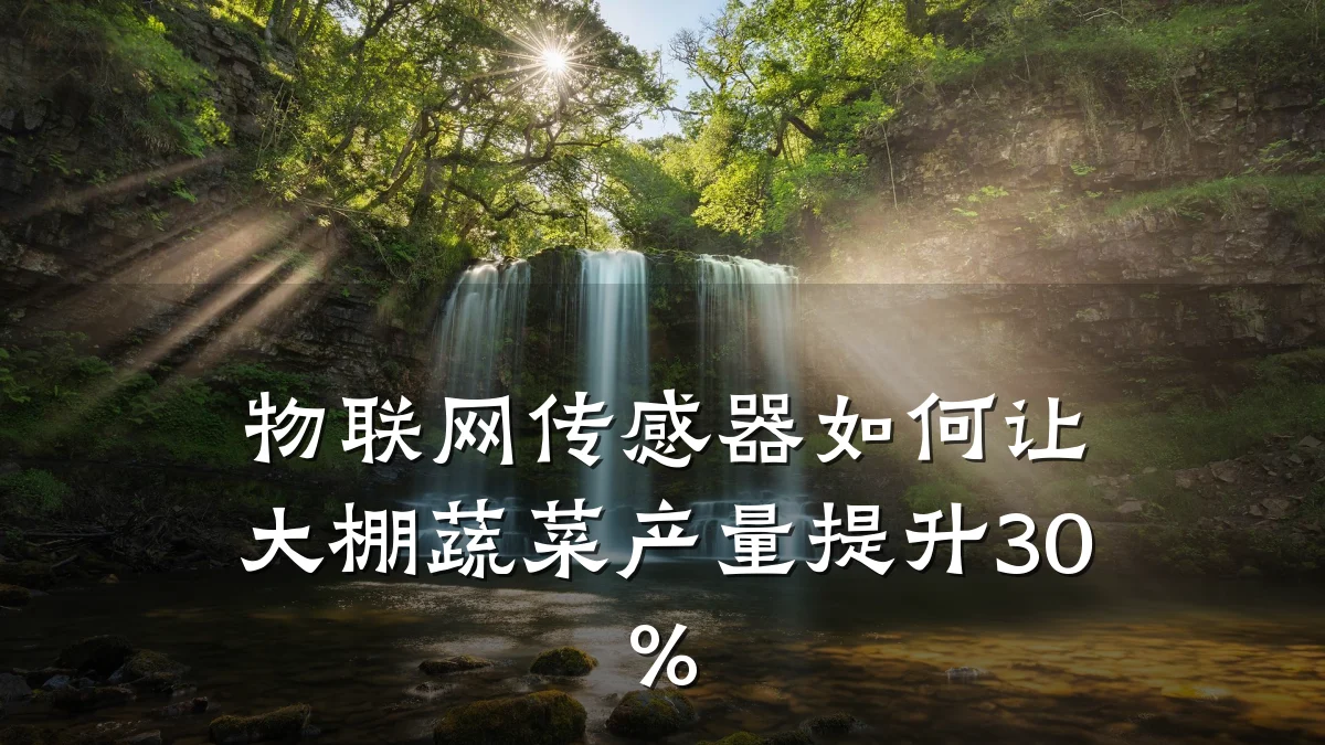 物联网传感器如何让大棚蔬菜产量提升30%