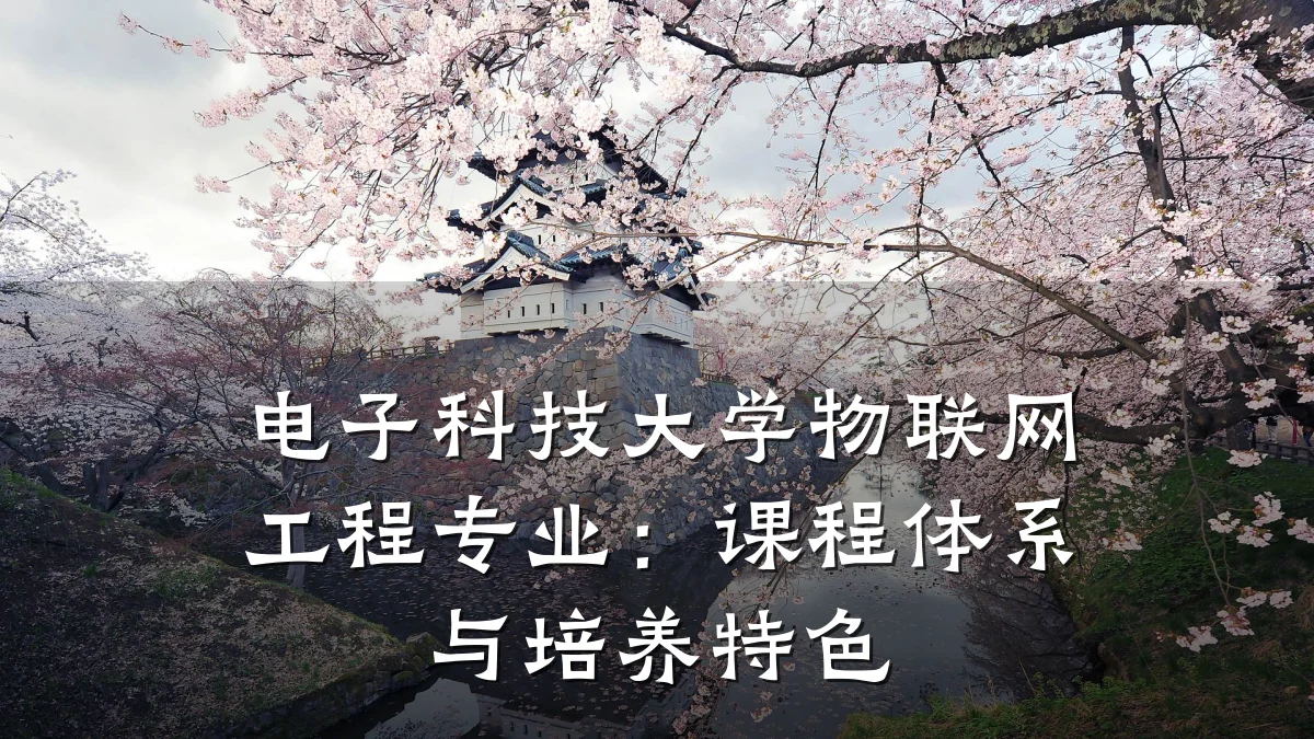 电子科技大学物联网工程专业：课程体系与培养特色