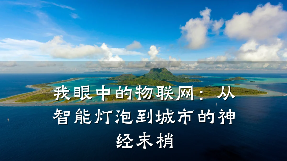 我眼中的物联网：从智能灯泡到城市的神经末梢