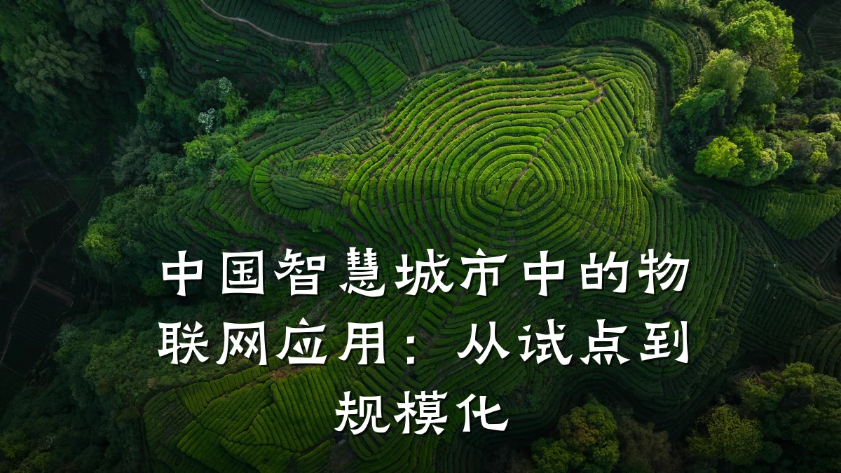 中国智慧城市中的物联网应用:从试点到规模化