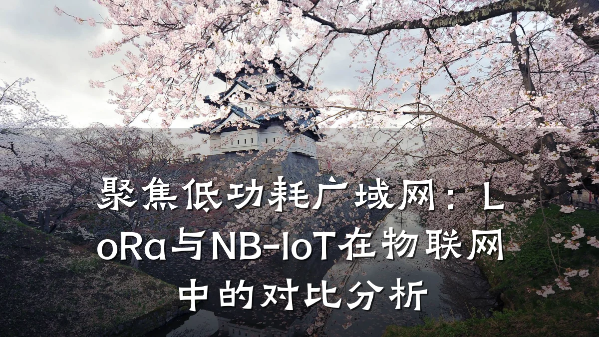 聚焦低功耗广域网：LoRa与NB-IoT在物联网中的对比分析