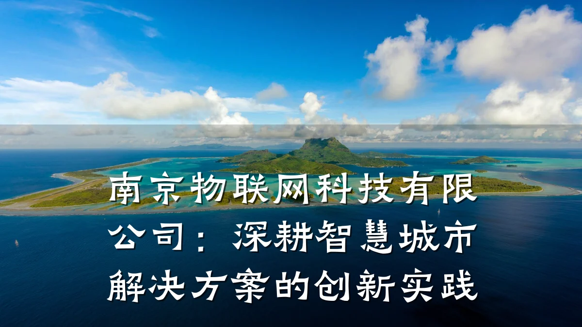 南京物联网科技有限公司：深耕智慧城市解决方案的创新实践