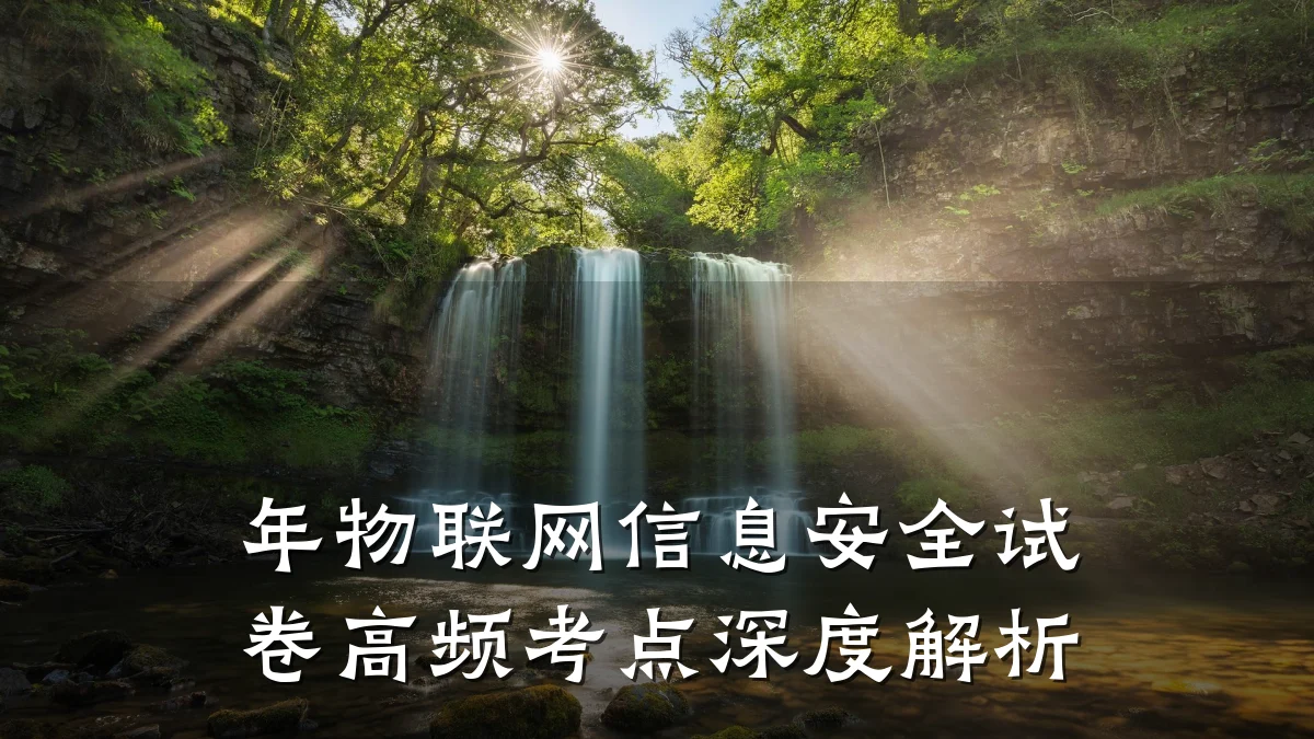 年物联网信息安全试卷高频考点深度解析