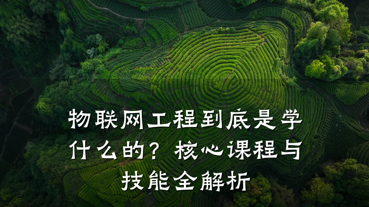 物联网工程到底是学什么的？核心课程与技能全解析