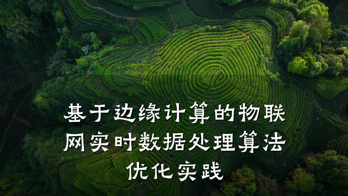 基于边缘计算的物联网实时数据处理算法优化实践