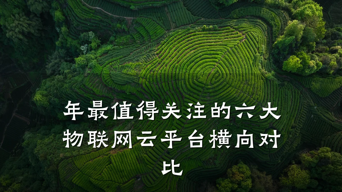 年最值得关注的六大物联网云平台横向对比