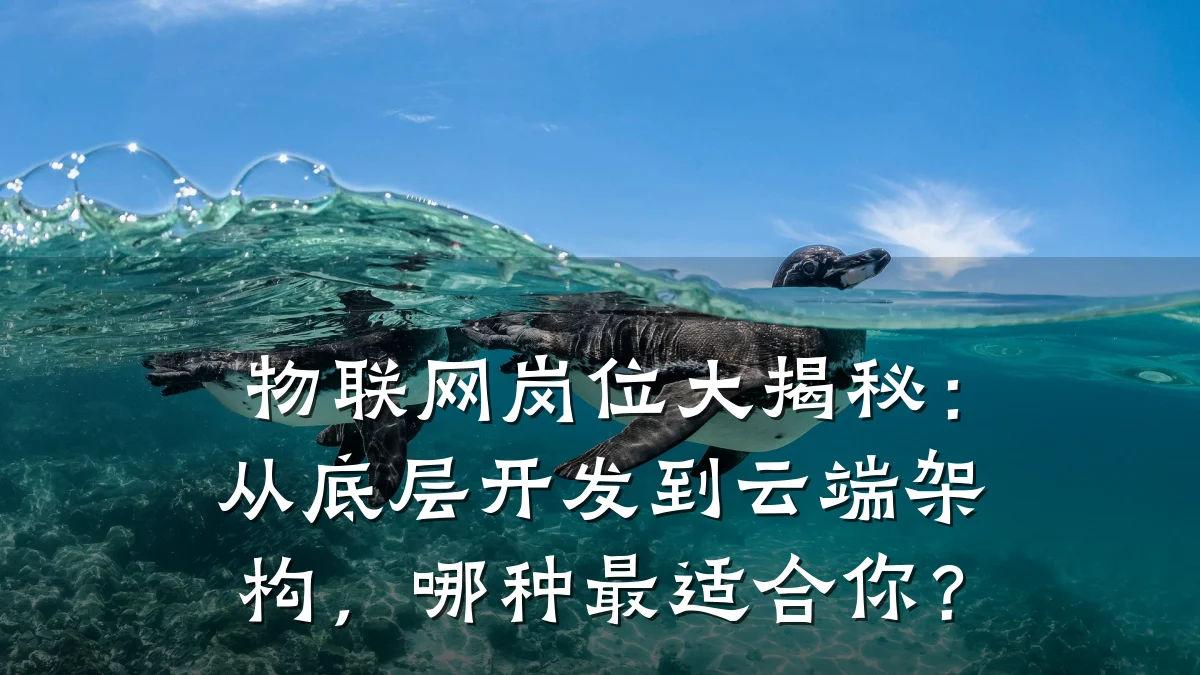 物联网岗位大揭秘：从底层开发到云端架构，哪种最适合你？