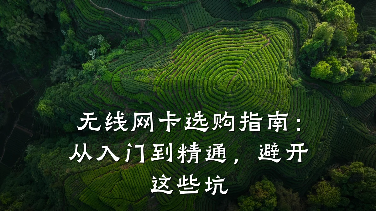 无线网卡选购指南：从入门到精通，避开这些坑