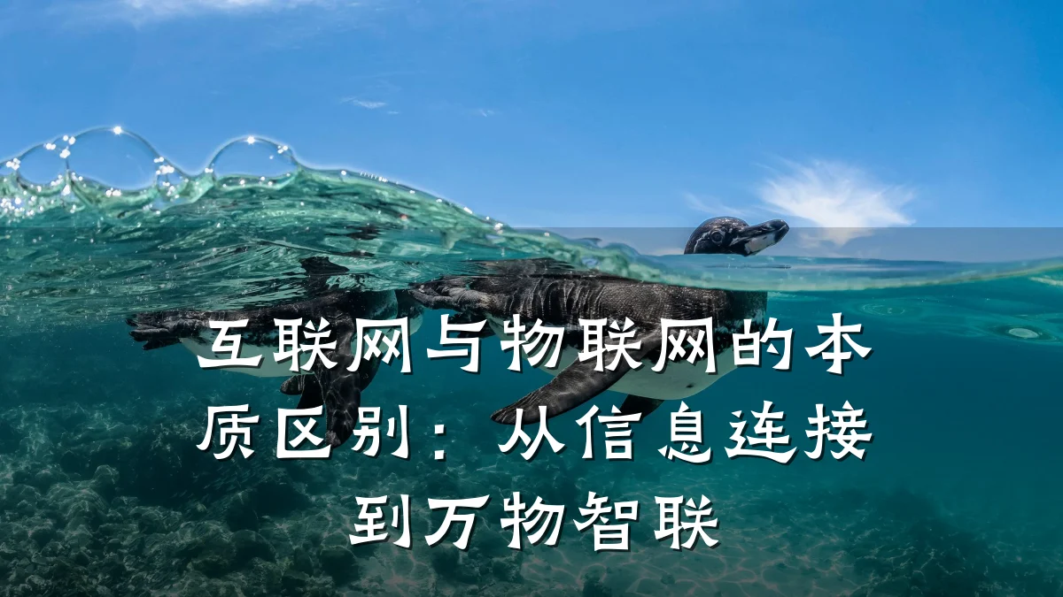 互联网与物联网的本质区别:从信息连接到万物智联