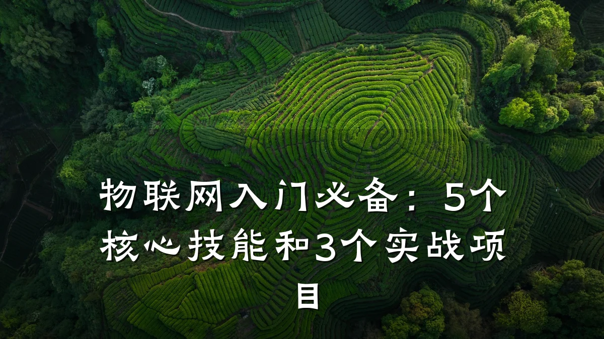 物联网入门必备:5个核心技能和3个实战项目