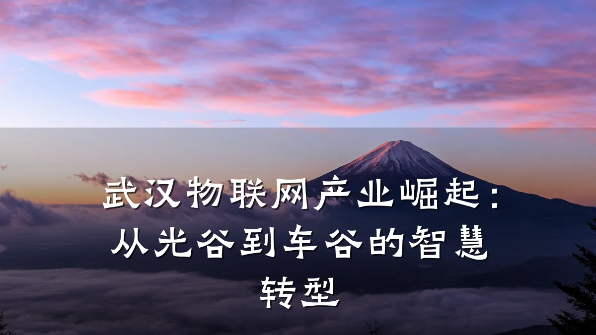 武汉物联网产业崛起:从光谷到车谷的智慧转型