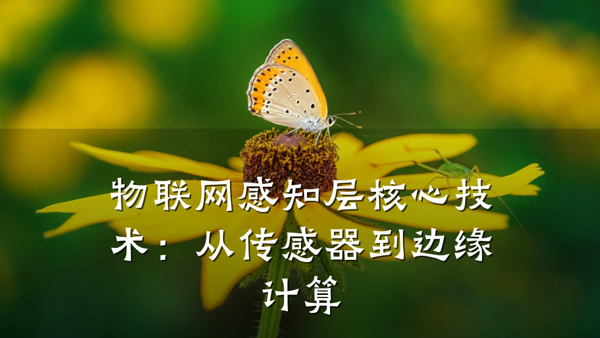 物联网感知层核心技术:从传感器到边缘计算