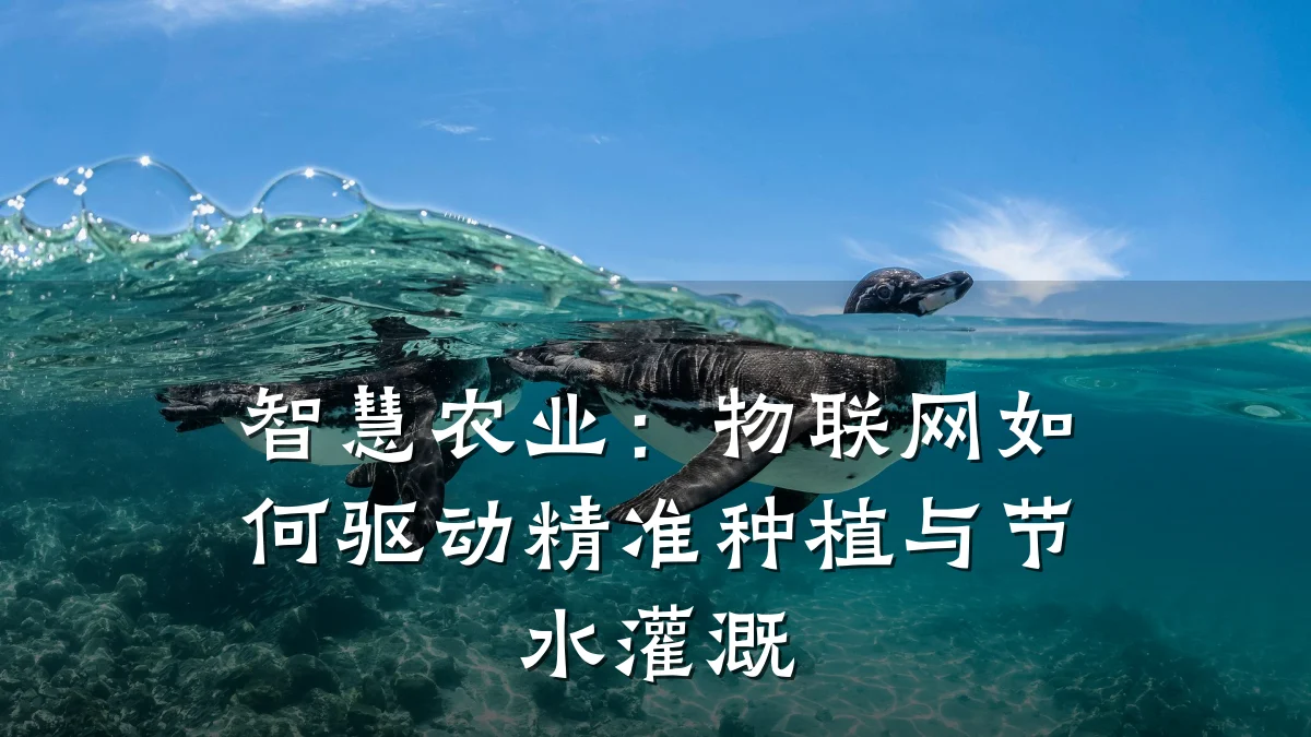 智慧农业:物联网如何驱动精准种植与节水灌溉