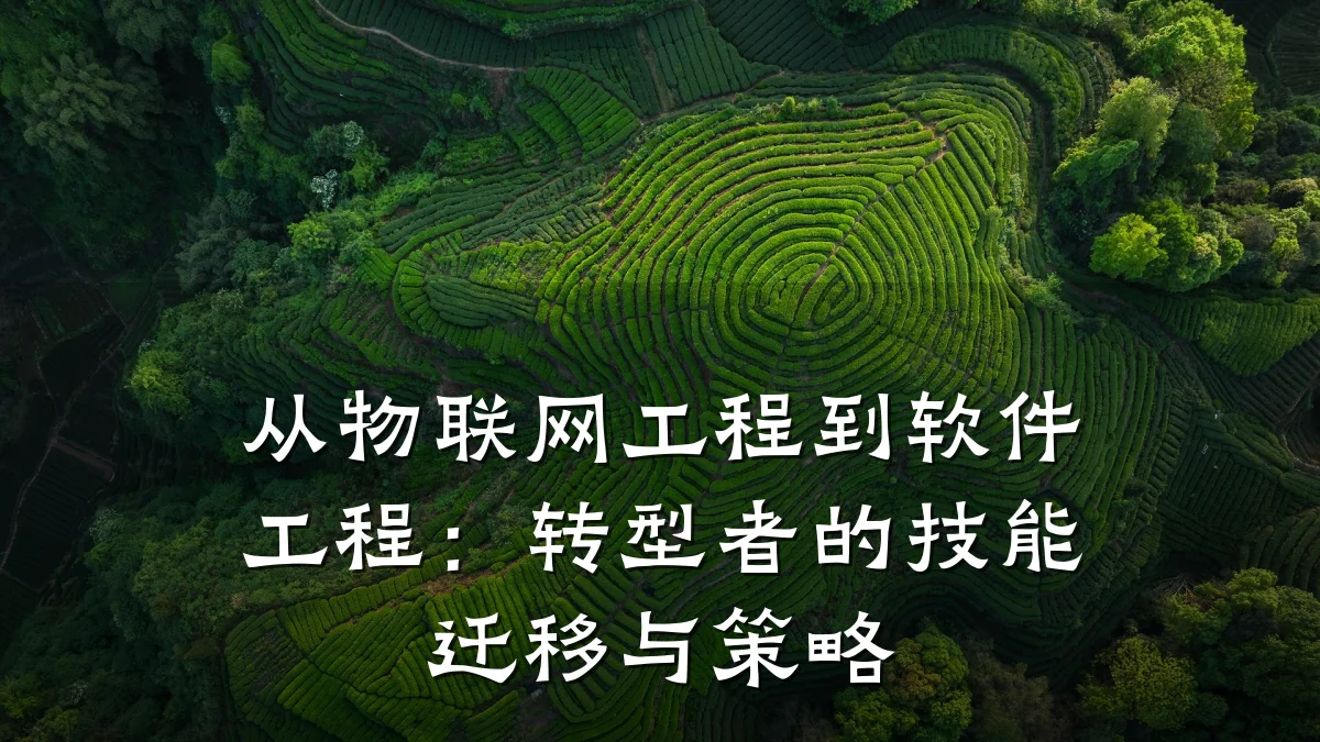 从物联网工程到软件工程:转型者的技能迁移与策略