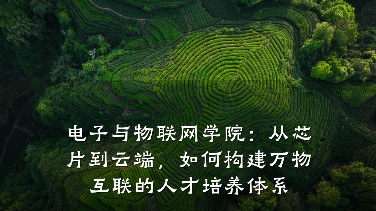 电子与物联网学院:从芯片到云端,如何构建万物互联的人才培养体系