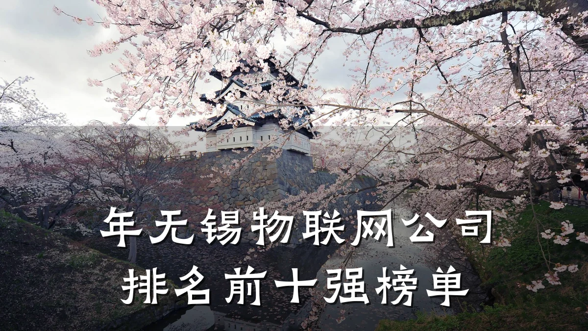 年无锡物联网公司排名前十强榜单