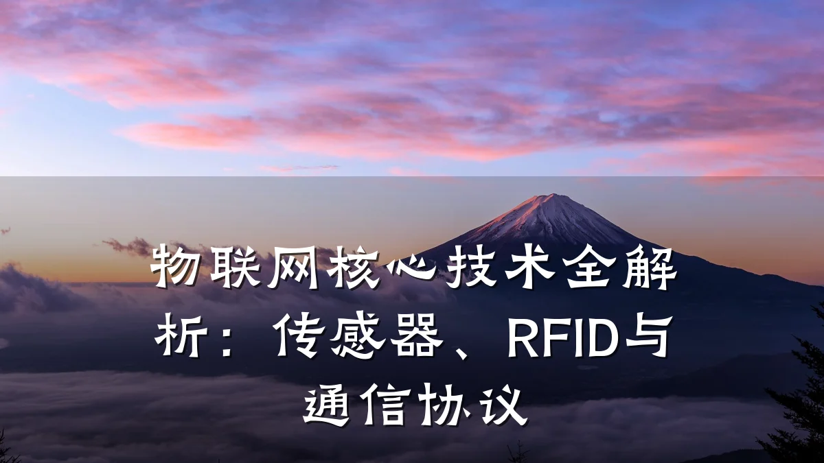 物联网核心技术全解析:传感器、RFID与通信协议
