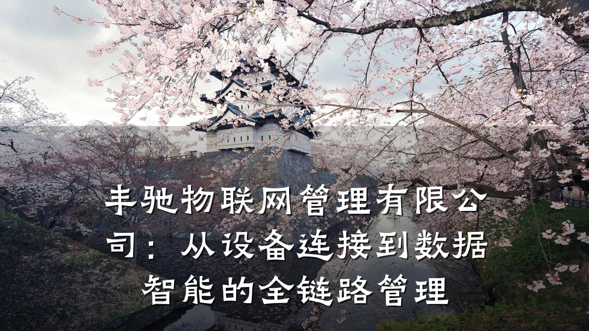 丰驰物联网管理有限公司:从设备连接到数据智能的全链路管理