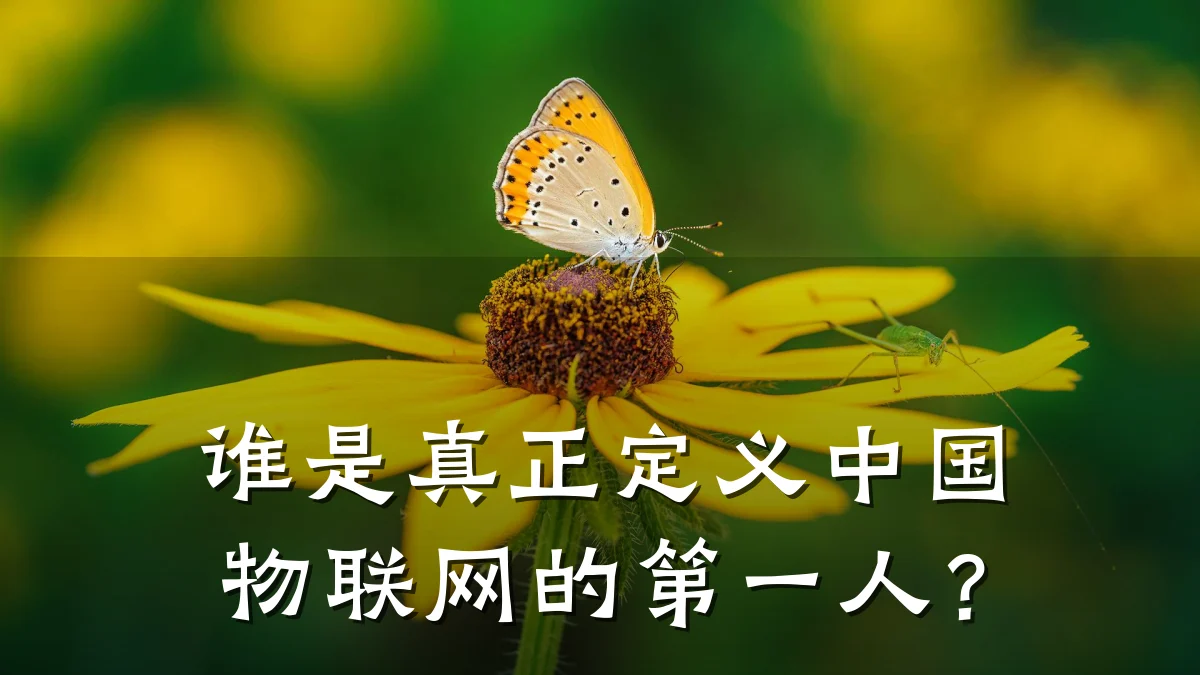 谁是真正定义中国物联网的第一人?